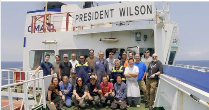 PRESIDENT WILSON Crew Back Home